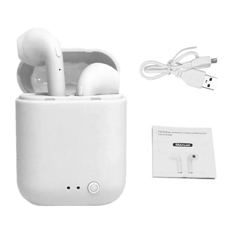 

i7 MINI Wireless Bluetooth Earphone 5.0 Stereo Earbuds Headset Sports Wireless Headphones With Charging Box For All Smart Phone