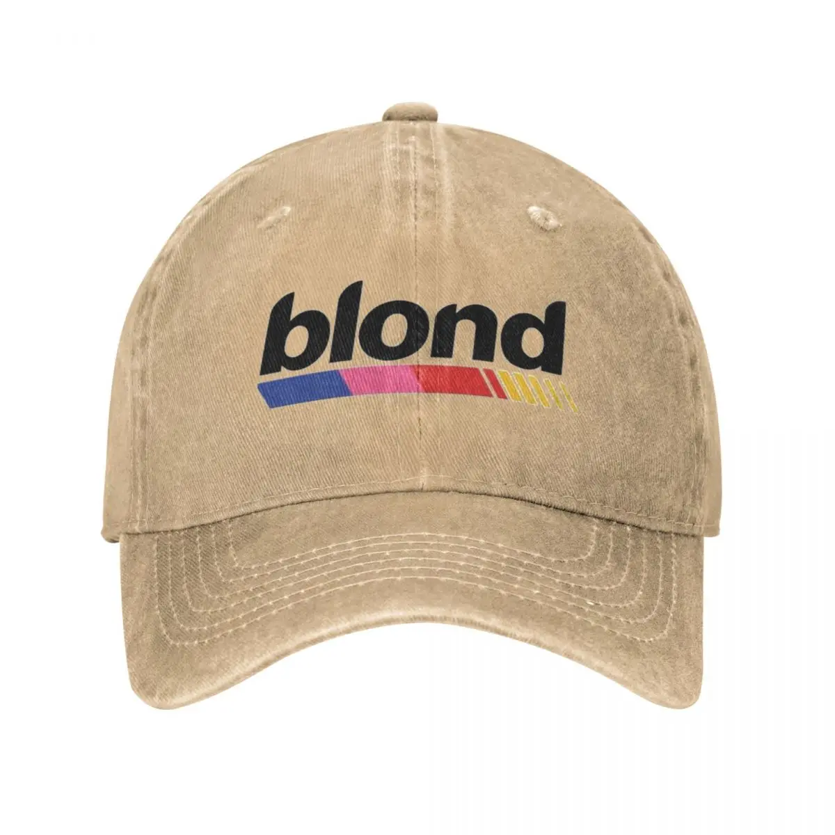 

Blond Logo Baseball Caps Stuff Retro Distressed Denim Washed Unique Headwear Unisex Style Outdoor Summer Caps Hat