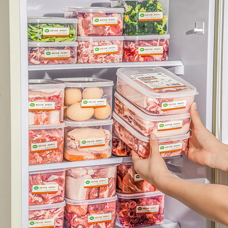 700/900/1000/1400ml Refrigerator Frozen Meat Storage Box Fresh-keeping Box Superimposed Organizadores Food Storage Containers
700/900/1000/1400ml Refrigerator Frozen Meat Storage Box Fresh-keeping Box Superimposed Organizadores Food Storage Containers