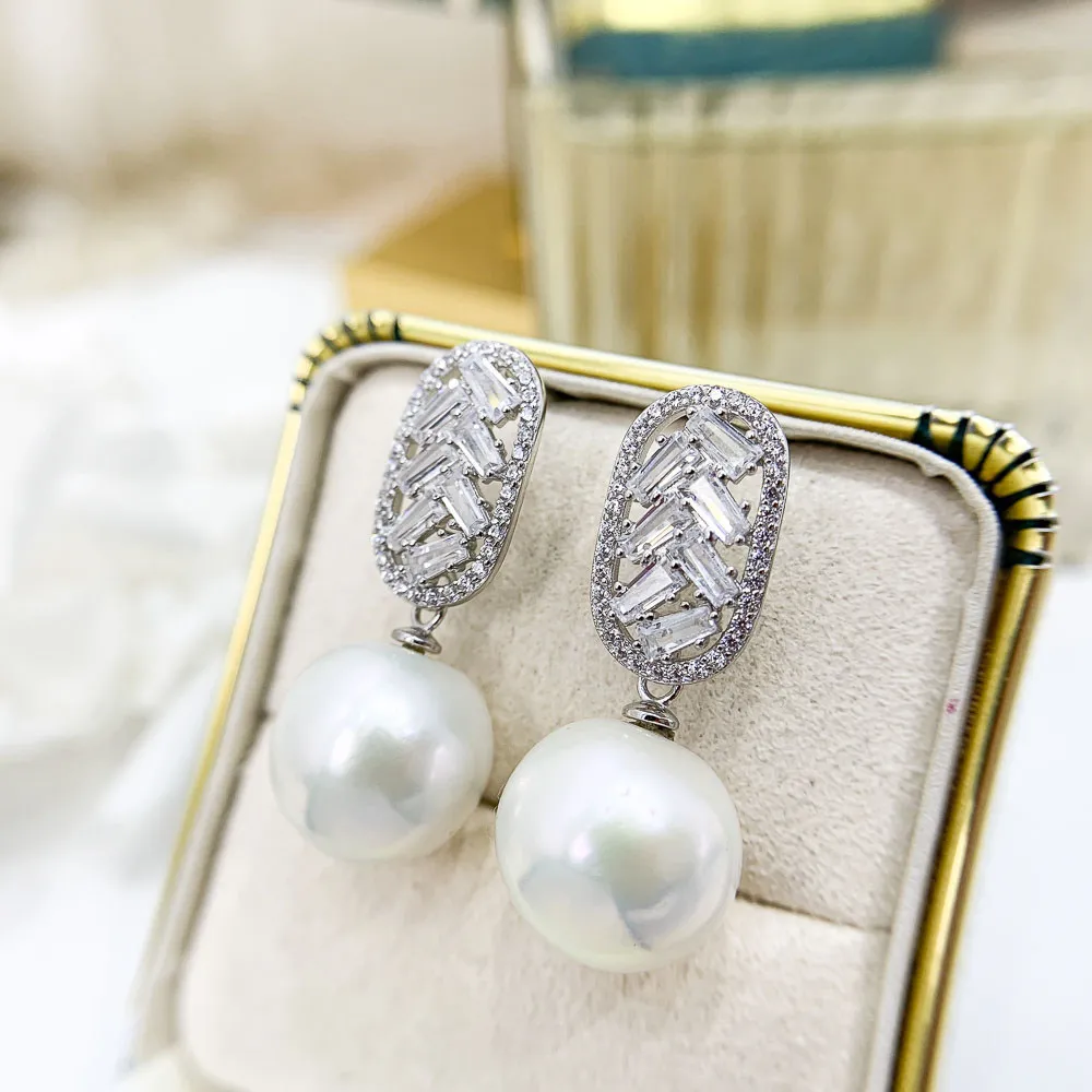 DIY Pearl Ear Stud Accessories S925 Sterling Silver Jewelry Gold Ear Stud Female Empty Fit 9-15mm Beads
DIY Pearl Ear Stud Accessories S925 Sterling Silver Jewelry Gold Ear Stud Female Empty Fit 9-15mm Beads