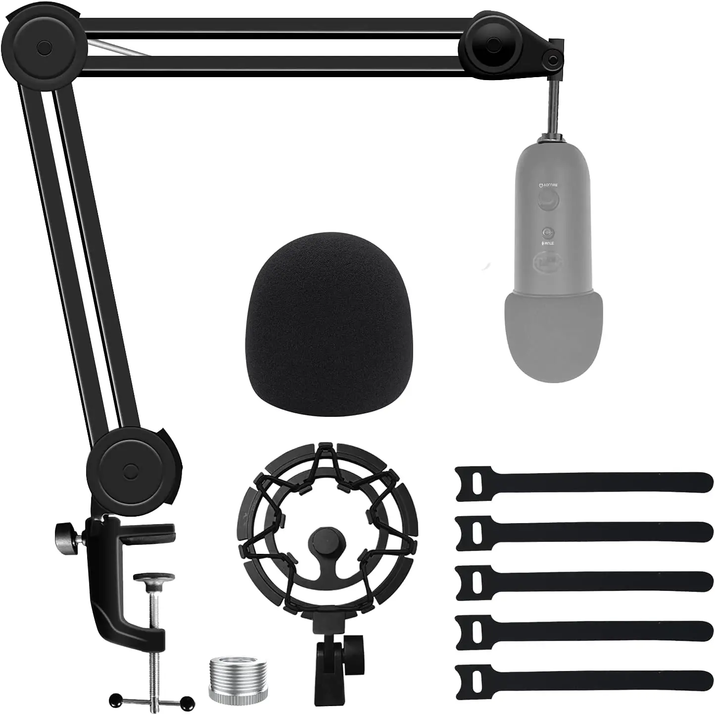 Boseen подставка для микрофона для Blue Yeti с противоударным покрытием из пенопласта, сверхпрочная подставка с ножницами для Blue Yeti, Bro
Boseen подставка для микрофона для Blue Yeti с противоударным покрытием из пенопласта, сверхпрочная подставка с ножницами для Blue Yeti, Bro