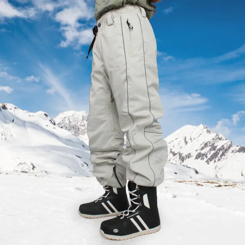 

Winter Ski Pants Outdoor Waterproof Man Hiking Tracksuit Clothing Female Loose Men Snowboard Trousers Sport Women Skiing Pants