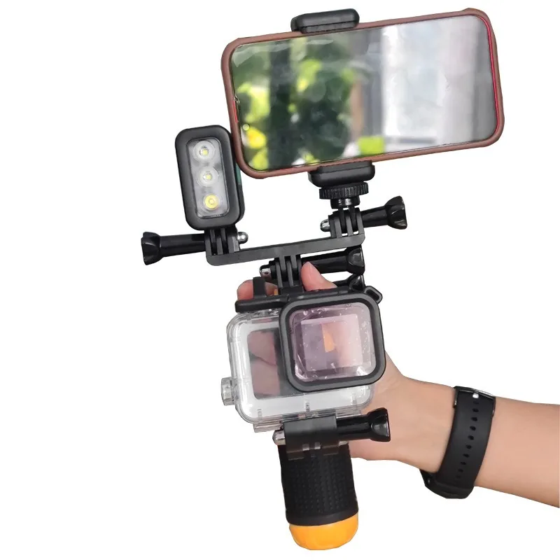 Fill light Buoyancy Stick Phone Clip Set for Gopro|Applicable to GoPro Action camera diving shooting to improve stability
Fill light Buoyancy Stick Phone Clip Set for Gopro|Applicable to GoPro Action camera diving shooting to improve stability