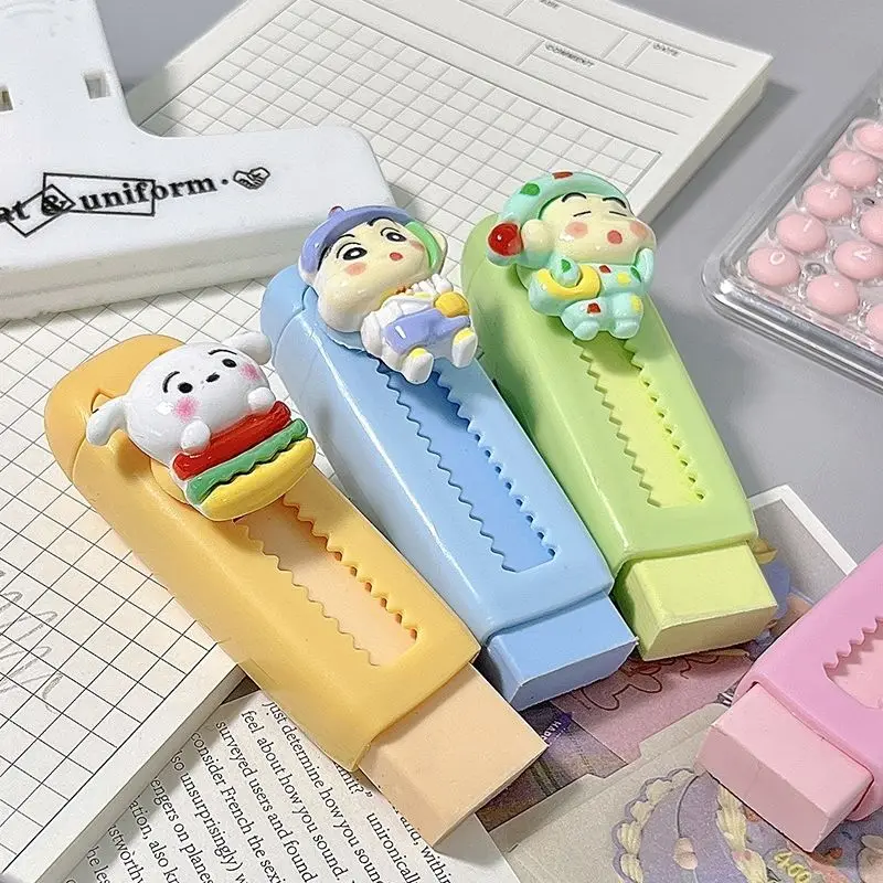 New Kawaii Bandai Anime Color Eraser Crayon Shin Chan Creative Cute Cartoon Pencil Eraser Student Stationery Creative Gift
New Kawaii Bandai Anime Color Eraser Crayon Shin Chan Creative Cute Cartoon Pencil Eraser Student Stationery Creative Gift