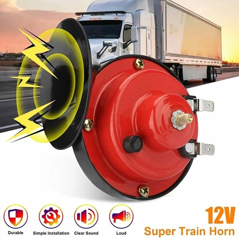 New 300db Super Train Horn For 12V Power Supplies Car-boat Motorcycles Automotive Loudspeaker Car Speaker Sound Signal
New 300db Super Train Horn For 12V Power Supplies Car-boat Motorcycles Automotive Loudspeaker Car Speaker Sound Signal