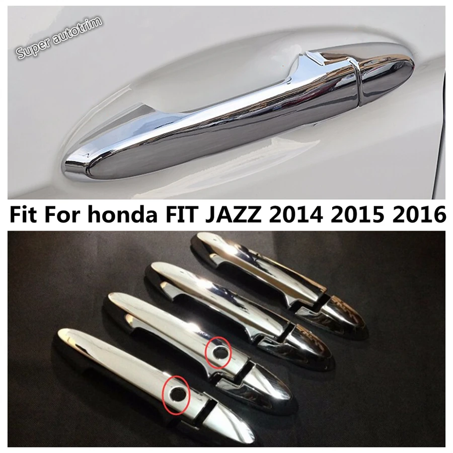 Side Car Door Handle Molding Cover Trim ABS Chrome Accessories Fit For Honda FIT JAZZ 2014 2015 2016 / With Smart Key Hole Model
Side Car Door Handle Molding Cover Trim ABS Chrome Accessories Fit For Honda FIT JAZZ 2014 2015 2016 / With Smart Key Hole Model