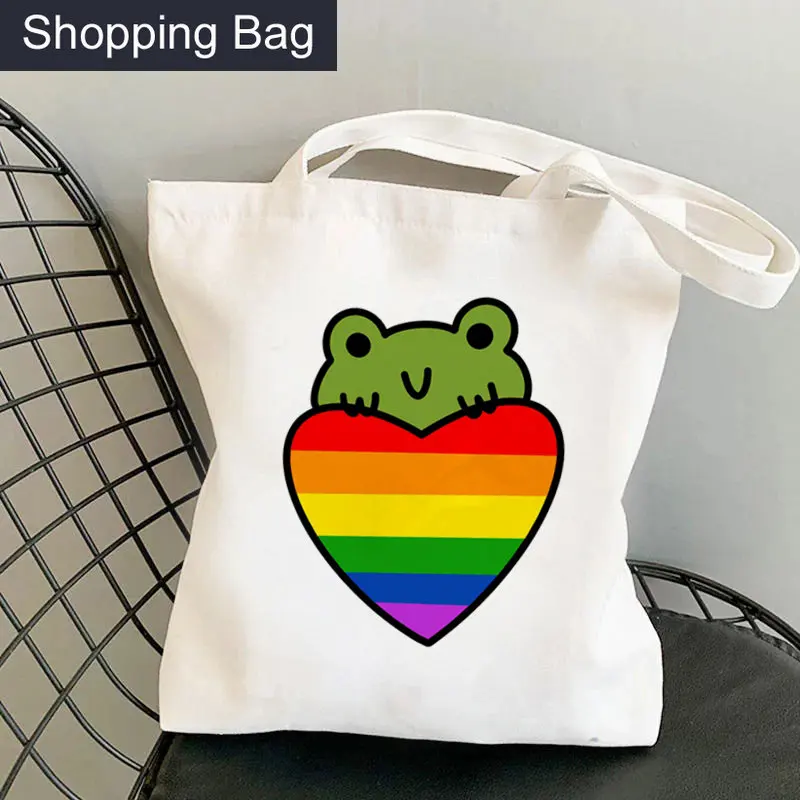 Women Shopper Bag Pansexual Pride Flag Frog Lgtb Kawaii Bag Harajuku Shopping Canvas Shopper Bag Girl Handbag Shoulder Lady Bag
Women Shopper Bag Pansexual Pride Flag Frog Lgtb Kawaii Bag Harajuku Shopping Canvas Shopper Bag Girl Handbag Shoulder Lady Bag