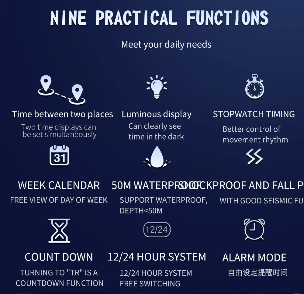 Men Watch Waterproof Men Watch Waterproof