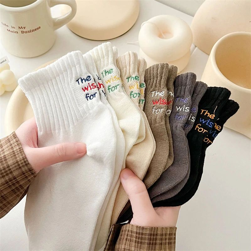 Socks For Women Cotton 2023 New Japanese Fashion Crew Socks Female Preppy Style Spring Summer Girls Embroidery Socks Casual Soft
Socks For Women Cotton 2023 New Japanese Fashion Crew Socks Female Preppy Style Spring Summer Girls Embroidery Socks Casual Soft