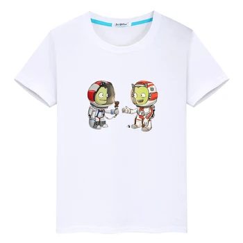 Kerball Raum programm T-Shirts Kurzarm Sommer Cartoon T-Shirt Baumwolle hochwertige lässige T-Shirt Kawaii Grafik T-Shirts