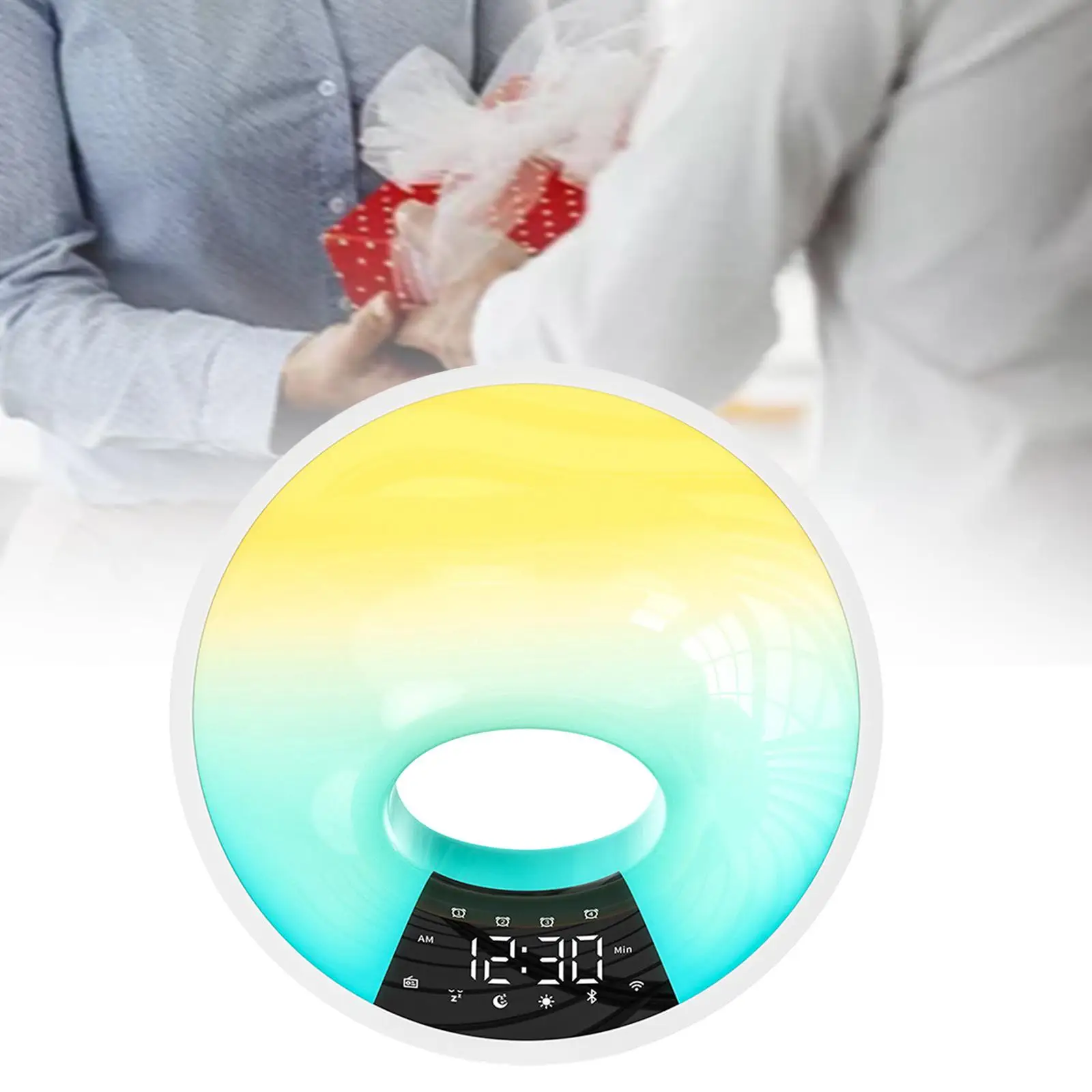 LED Wake Lights Multiple Lights and Sounds Sleep Aid Simulated Sunrise and Sunset for NightStand Bedside Dorm Nursery Bedroom
LED Wake Lights Multiple Lights and Sounds Sleep Aid Simulated Sunrise and Sunset for NightStand Bedside Dorm Nursery Bedroom