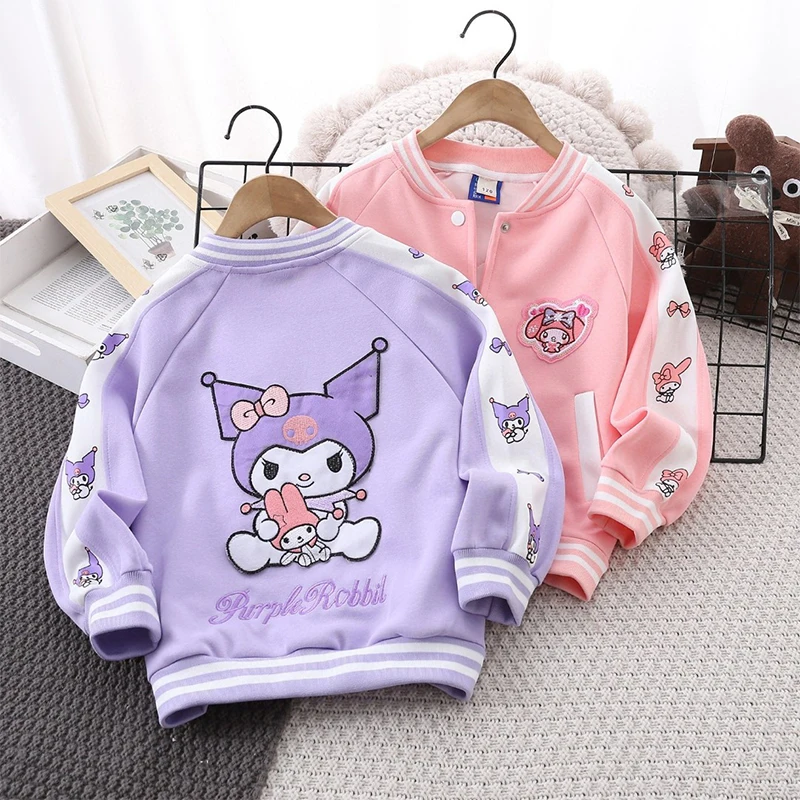 Sanrio Kawaii Anime Kuromi Children Long Sleeve Coat Clothing Autumn Cute Cartoon My Melody Casual Jacket Shirt Toys for Kids
Sanrio Kawaii Anime Kuromi Children Long Sleeve Coat Clothing Autumn Cute Cartoon My Melody Casual Jacket Shirt Toys for Kids