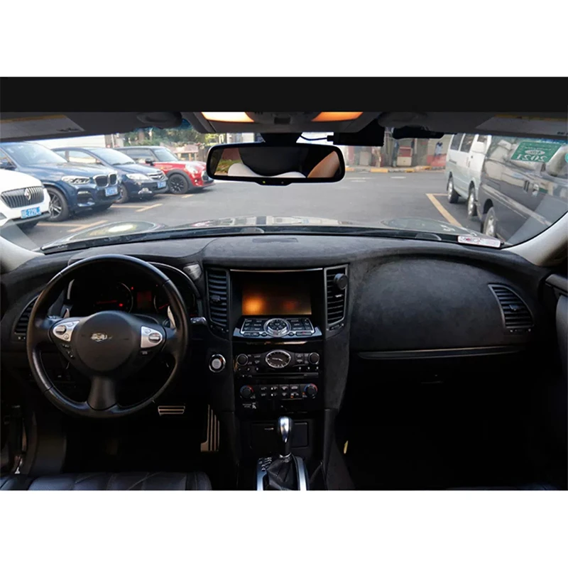 Dashboard Cover in Alcantara for Infiniti FX35 QX70 Cushion Pad Carpets Car Accessories Modify interior Kits
Dashboard Cover in Alcantara for Infiniti FX35 QX70 Cushion Pad Carpets Car Accessories Modify interior Kits