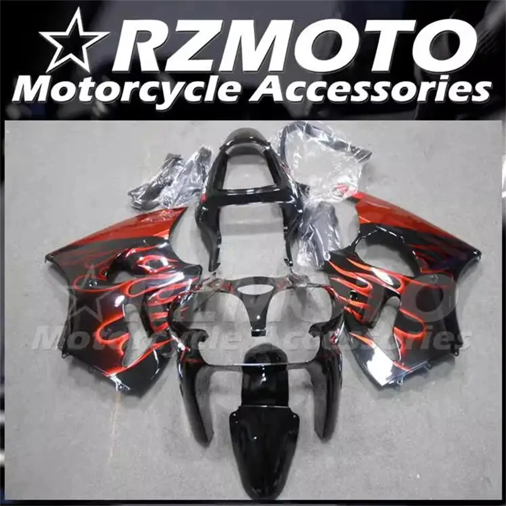 

4Gifts New ABS Fairings Kit Fit For KAWASAKI ZX-6R 2000 2001 2002 00 01 02 Bodywork Set Custom Flame Red
