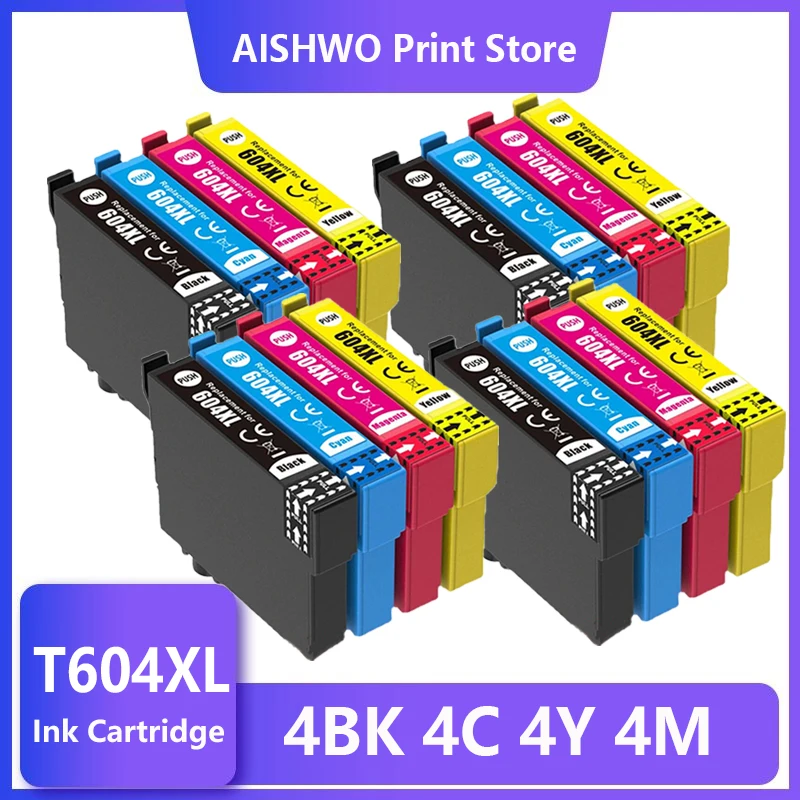 604 604XL T604 Compatible Ink Cartridge For Epson XP-2200 XP-2205 XP-3200 XP-3205 XP-4200 XP-4205 WF-2910DWF WF-2930DWF Printer
604 604XL T604 Compatible Ink Cartridge For Epson XP-2200 XP-2205 XP-3200 XP-3205 XP-4200 XP-4205 WF-2910DWF WF-2930DWF Printer