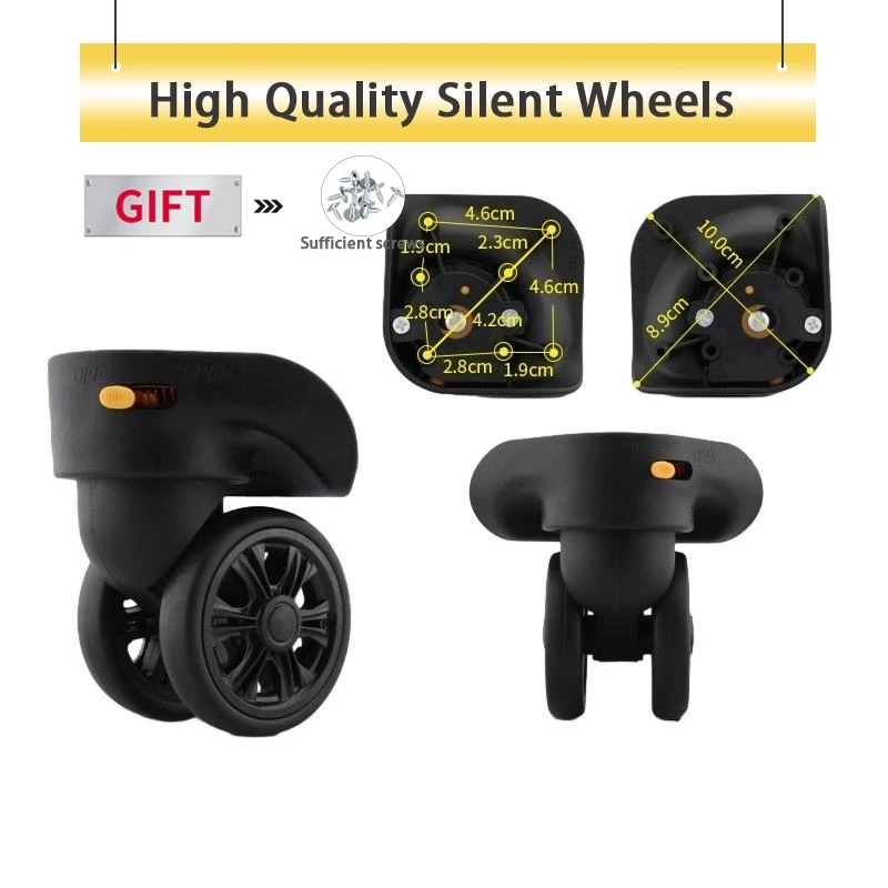 Trolley Suitcase Quality Shock-Absorbing And Wear-Resistant Wheel Accessoriess Universal Wheel password Travel Suitcase Pulley
Trolley Suitcase Quality Shock-Absorbing And Wear-Resistant Wheel Accessoriess Universal Wheel password Travel Suitcase Pulley