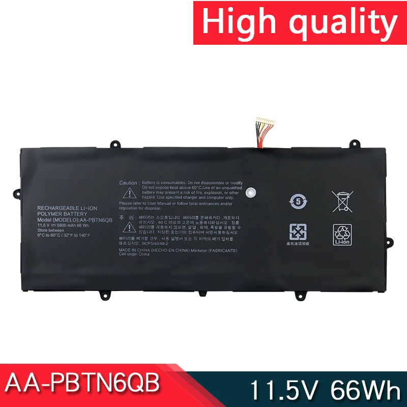 

NEW AA-PBTN6QB 11.5V 66Wh Laptop Battery For Samsung 900X5N NP900X5N NT900X5N