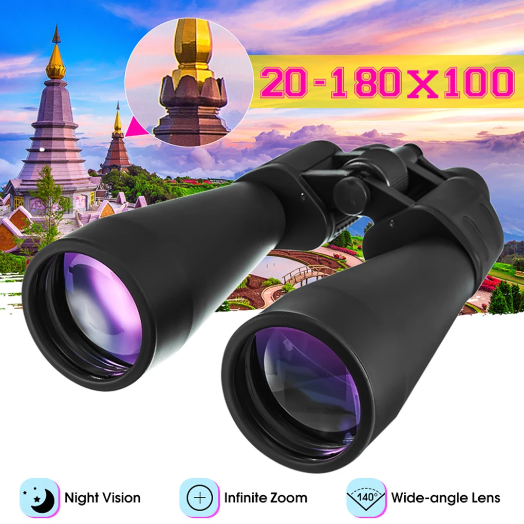 20-180X Portable Binocular Hunting Traveling Navigating Zoomable Wildlife Observation Telescope Outdoor Accessories
20-180X Portable Binocular Hunting Traveling Navigating Zoomable Wildlife Observation Telescope Outdoor Accessories
