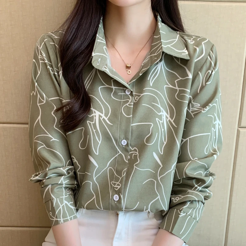 Dropshipping Females Blusas Mujer Chiffon Blouses for Women Clothing Fashion Elegant Females Long Sleeves Shirts Printing Basics
Dropshipping Females Blusas Mujer Chiffon Blouses for Women Clothing Fashion Elegant Females Long Sleeves Shirts Printing Basics