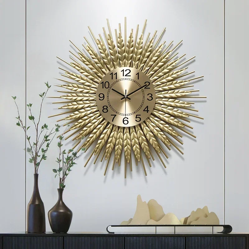 

Креативные Часы в скандинавском стиле, модные настенные часы для гостиной, домашние настенные часы для спальни, современные минималистичные индивидуальные атмосферные часы