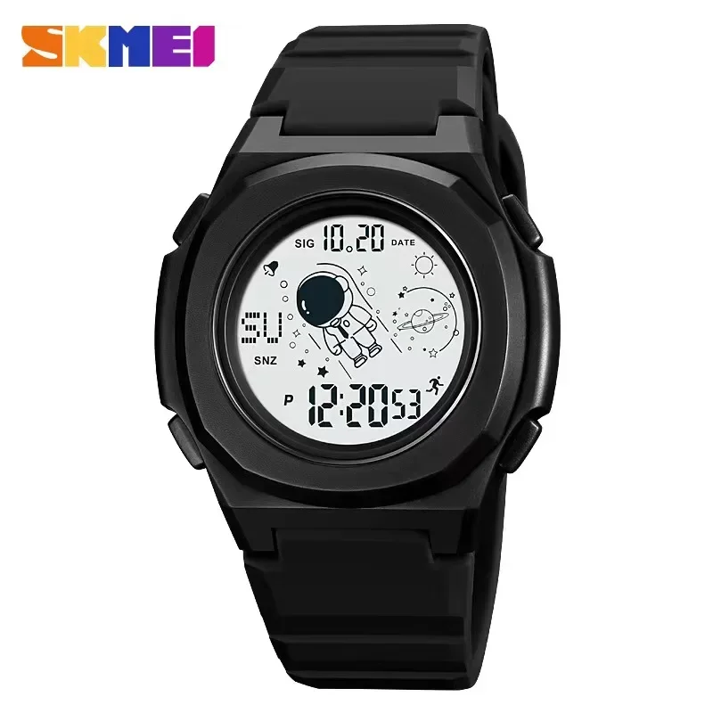 

Skmei Fashion Casual Chrono Back Light Digital Date Wristwatch Clock Reloj Hombre Astronaut Style Countdown Men Sport Watch 2024