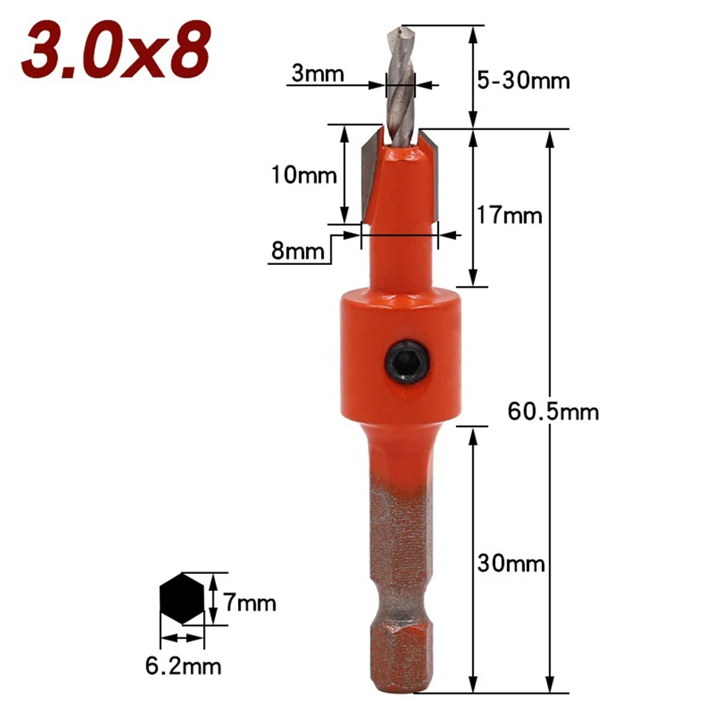 Brand New Drill Bit Countersink Counterbore Drilling Durable HCS Home Power Tools Replacement Salad Drill Step
Brand New Drill Bit Countersink Counterbore Drilling Durable HCS Home Power Tools Replacement Salad Drill Step