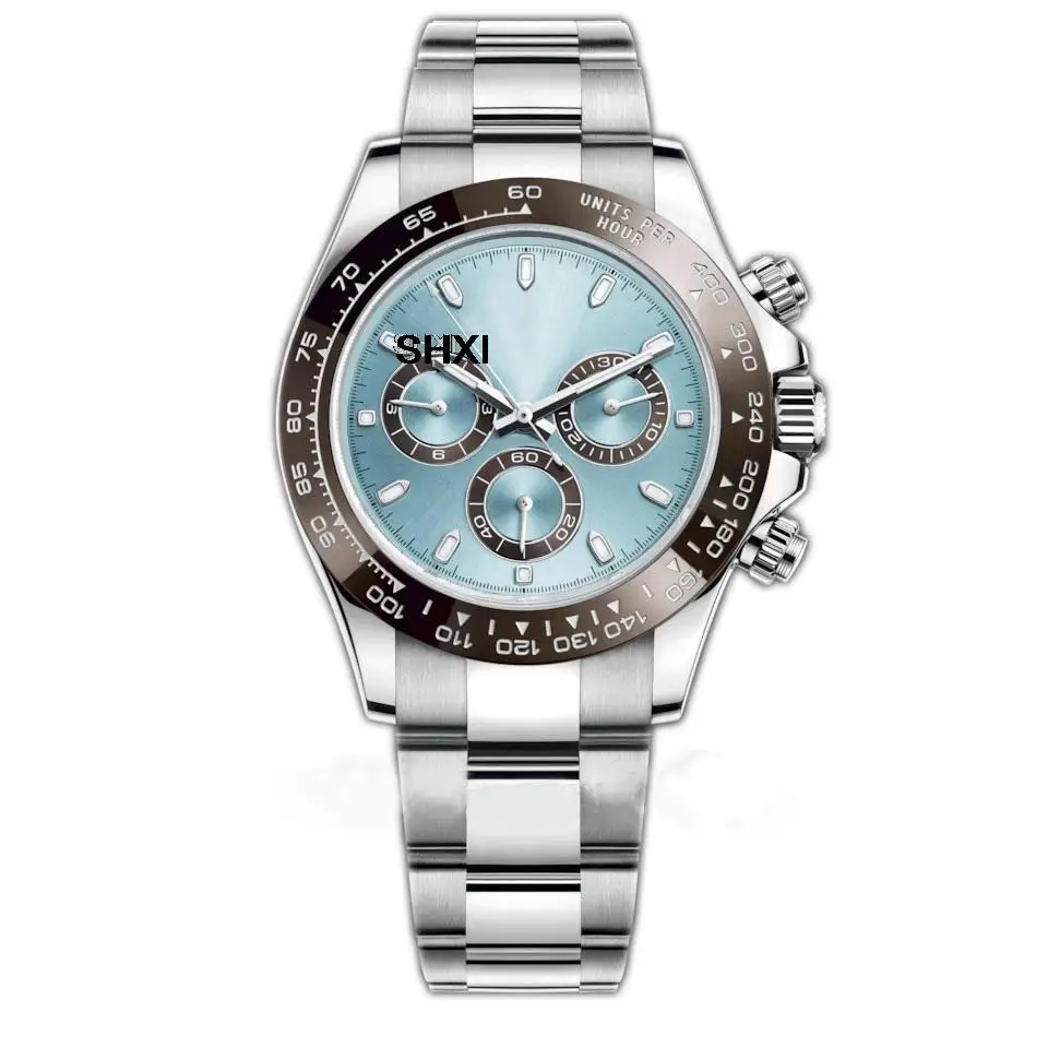 SHXI Mens watch ceramic bezel sapphire Black blue waterproof automatic mechanical movement 904L stainless steel Gold
SHXI Mens watch ceramic bezel sapphire Black blue waterproof automatic mechanical movement 904L stainless steel Gold