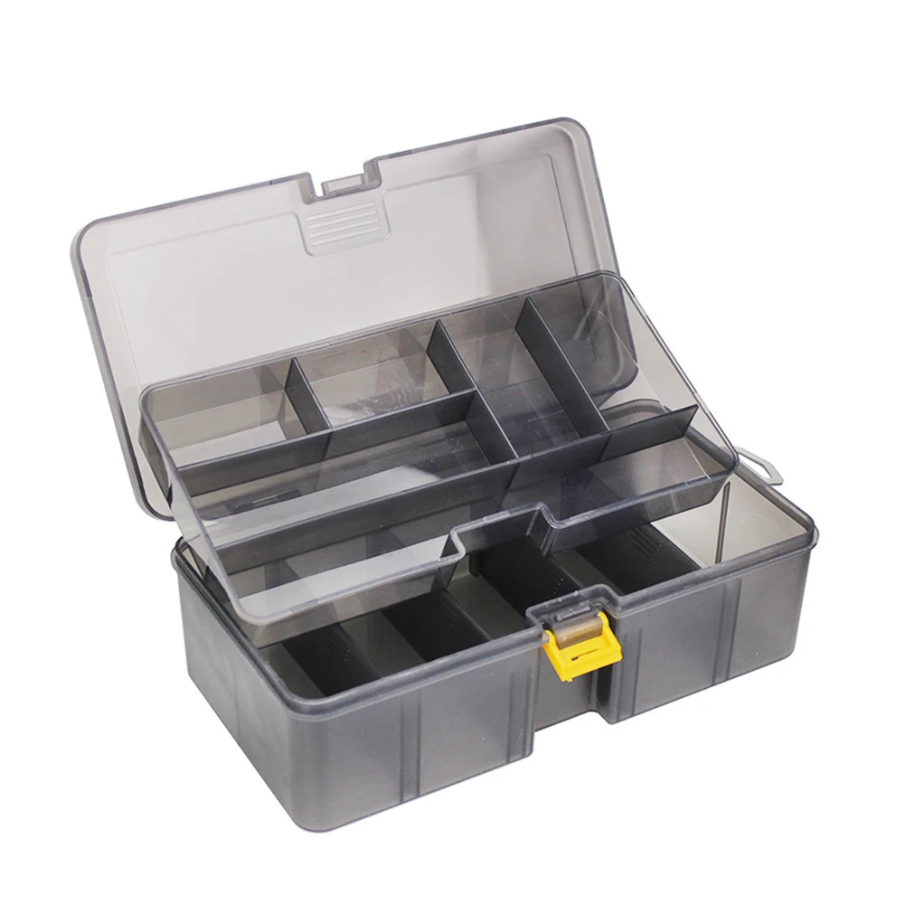 Adjustable Plastic Fishing Box, Double Layer Lure Tackle Box, Fake Bait Hook Tool Storage Boxes, Fishings Gear Accessories
Adjustable Plastic Fishing Box, Double Layer Lure Tackle Box, Fake Bait Hook Tool Storage Boxes, Fishings Gear Accessories
