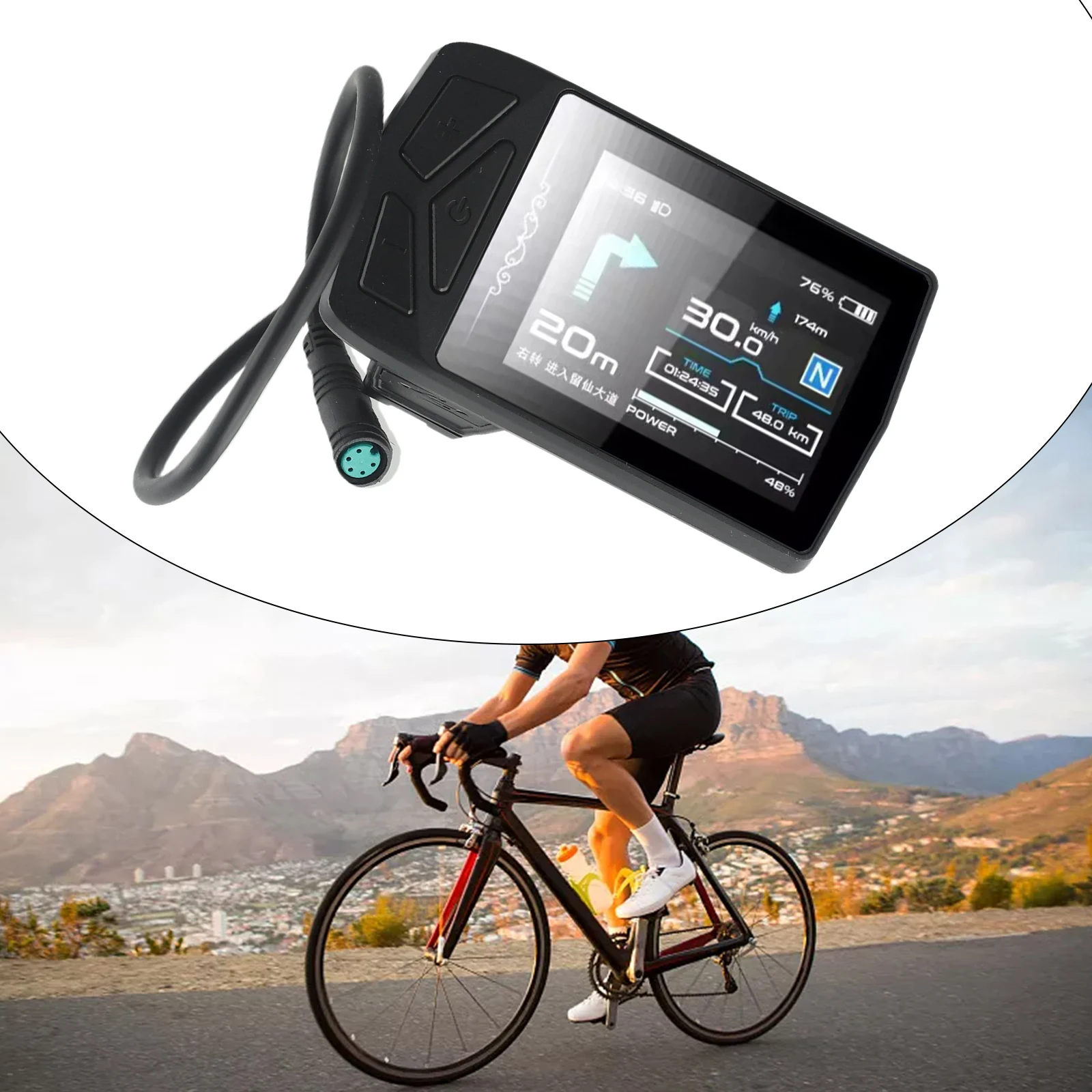 Durable Cycling Outdoor Sports Electricbike Display Display 1 Set Accessories LCD M5 Connector Electric Bicycle
Durable Cycling Outdoor Sports Electricbike Display Display 1 Set Accessories LCD M5 Connector Electric Bicycle
