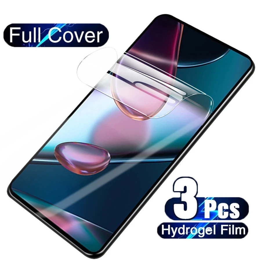 

3PCS Hydrogel Film For Motorola Moto G10 G20 G30 G50 G60 G60S G31 G41 G51 G71 G100 G200 Screen Protector HD Film Not glass