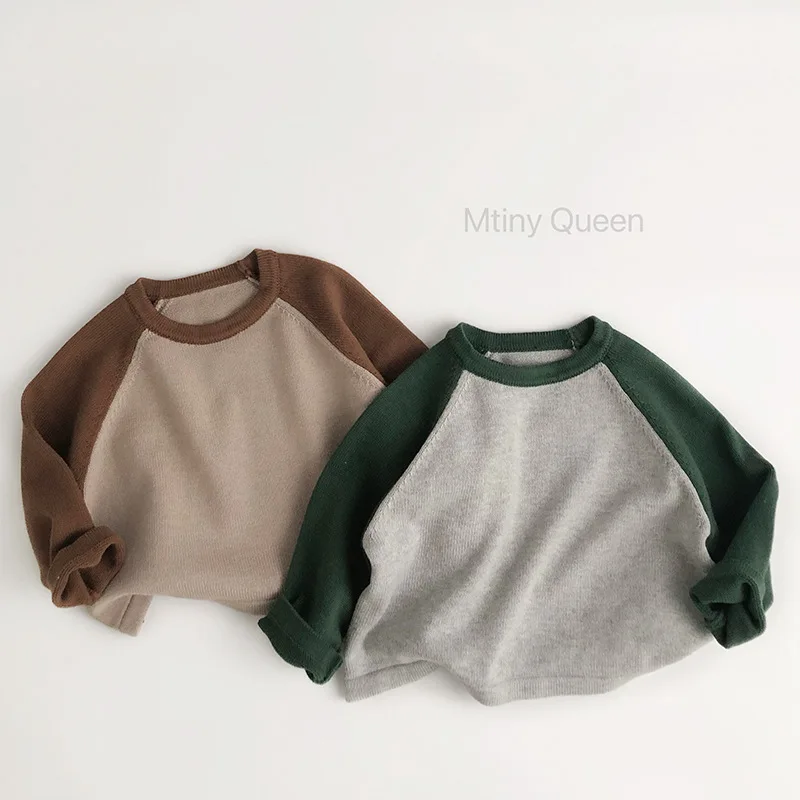 2025 Spring New Children Sweater Boys Long Sleeve Loose Knitwear Girls Vintage Knitted Pullover Kids Casual Tops Toddler Clothes 7 S0beb26e471e74f68881413bc9f3e9096E