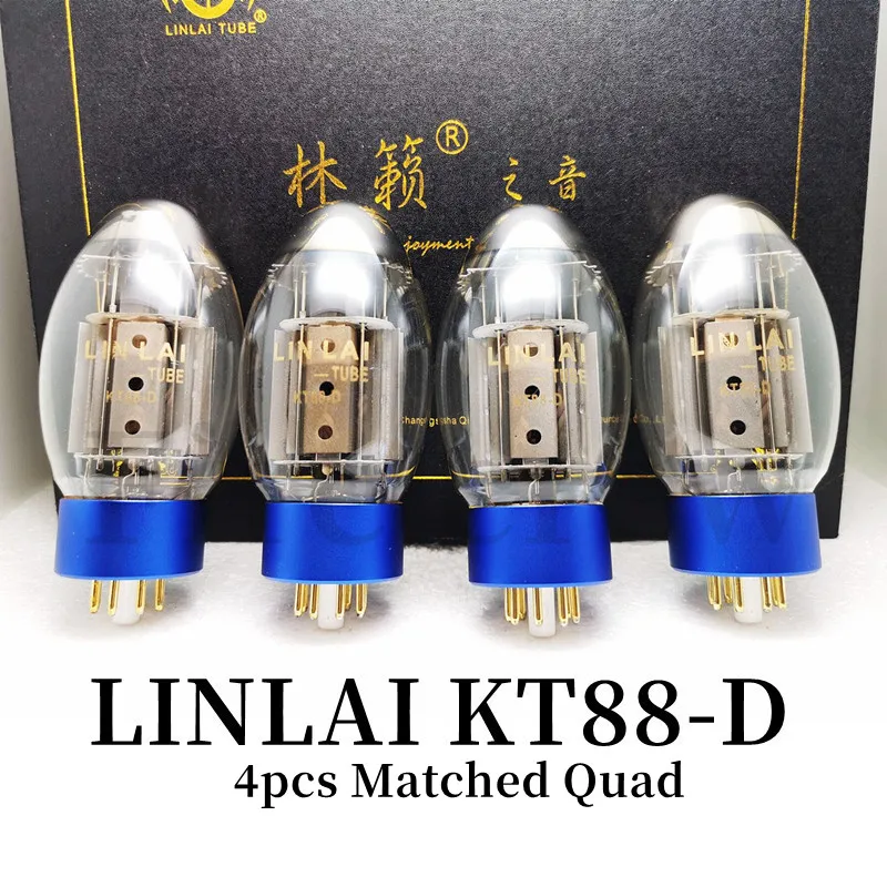 

LINLAI KT88-D KT88-T HIFI KT88 Tube Replaces 6550 KT88 Vacuum Tube Amplifier HIFI Audio Amp Original Genuine Exact Match