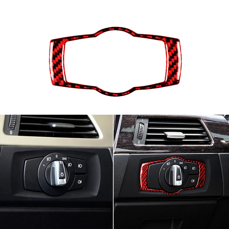 1 Piece Car Headlight Switch Frame Trim Cover for BMW E90 E92 E93 320i 325i 05-12 Carbon Fiber Interior Mouldings
1 Piece Car Headlight Switch Frame Trim Cover for BMW E90 E92 E93 320i 325i 05-12 Carbon Fiber Interior Mouldings