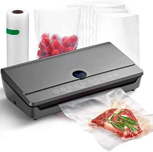 Vacuum Sealer Machine, Food Vacuum Sealer with Built-in Cutter and Bag Storage, Air Sealer Machine for Sous Vide and Food Storag 
Vacuum Sealer Machine, Food Vacuum Sealer with Built-in Cutter and Bag Storage, Air Sealer Machine for Sous Vide and Food Storag