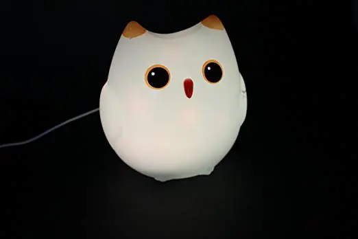 

Colors~ Owl LED Nightlight, Touch Control, USB Connect Energy Saving~ Christmas Gift Cute -D