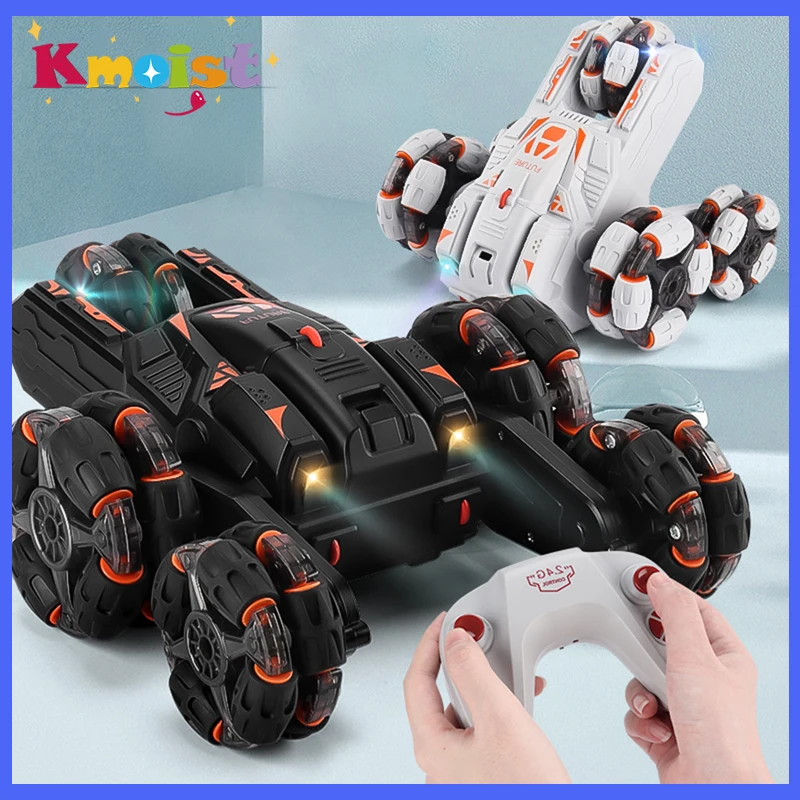 2.4G RC Car Swing Arm Five Rounds Stunt Car Multifunction Gestures Remote Control Drift Cars Toys for Boys Kids Christmas Gifts
2.4G RC Car Swing Arm Five Rounds Stunt Car Multifunction Gestures Remote Control Drift Cars Toys for Boys Kids Christmas Gifts