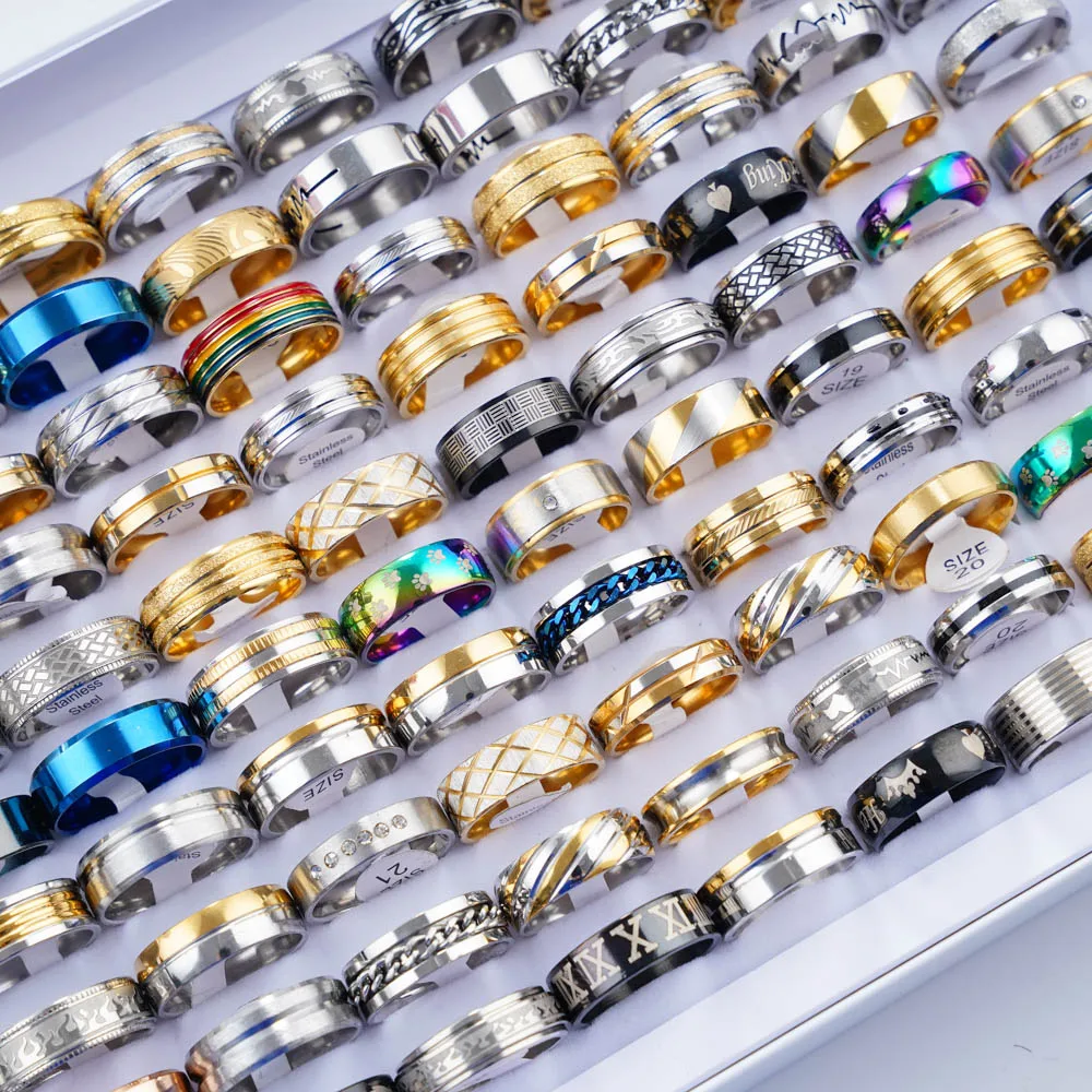 10/20Pcs/Lot Fashion Heart Stripe Stainless Steel Love Rings For Men Women Mix Style Party Gifts Jewelry Accessories 6 Mallzona S0bf51e09d4ce455e9b1fc2bdaae2eb4cM 10/20Pcs/Lot Fashion Heart Stripe Stainless Steel Love Rings For Men Women Mix Style Party Gifts Jewelry Accessories Mallzona