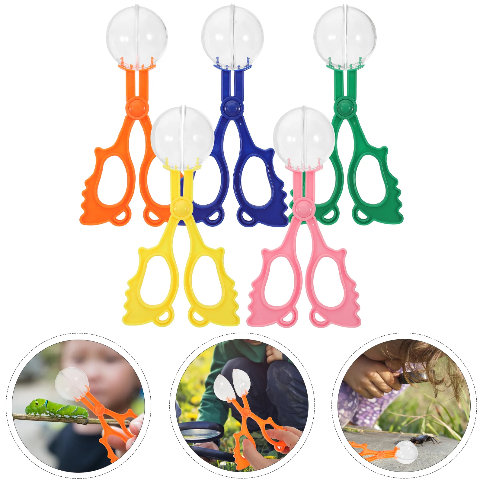 Colorful Insect Catcher Bug Tongs Insects Catch Clamp Scissors Outdoor Toys for Kids (Blue,Pink,Orange,Yellow,Green Style) 
Colorful Insect Catcher Bug Tongs Insects Catch Clamp Scissors Outdoor Toys for Kids (Blue,Pink,Orange,Yellow,Green Style)