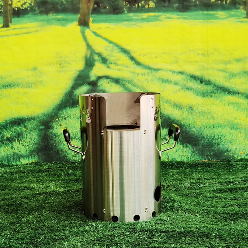 Fishing camping equipment outdoor portable stainless steel smokeless wood gas stove wood stove picnic barbecue wood gasifier
Fishing camping equipment outdoor portable stainless steel smokeless wood gas stove wood stove picnic barbecue wood gasifier