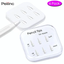 Pencil Tips for Apple Pencil 1st / 2nd Generation, Double-Layered iPad Stylus Nib, Both Soft and Hard, Enough for 3 Years of Use Pencil Tips for Apple Pencil 1st / 2nd Generation, Double-Layered iPad Stylus Nib, Both Soft and Hard, Enough for 3 Years of Use