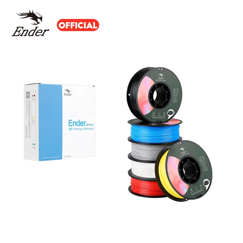 CREALITY 2KG Filament Ender PLA 1.75mm Printing Consumables For ALL FDM 3D Printer Ender-3 V2 Ender-3 S1 3D Printer Parts
CREALITY 2KG Filament Ender PLA 1.75mm Printing Consumables For ALL FDM 3D Printer Ender-3 V2 Ender-3 S1 3D Printer Parts