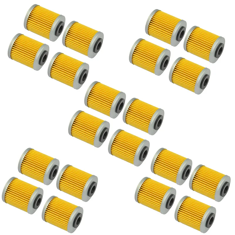 

OZOEMPT 20PCS Motorcycle Oil Filter Apply to 690 SMC2nd Filter 08-11 Supermoto R2nd Filter 07-09