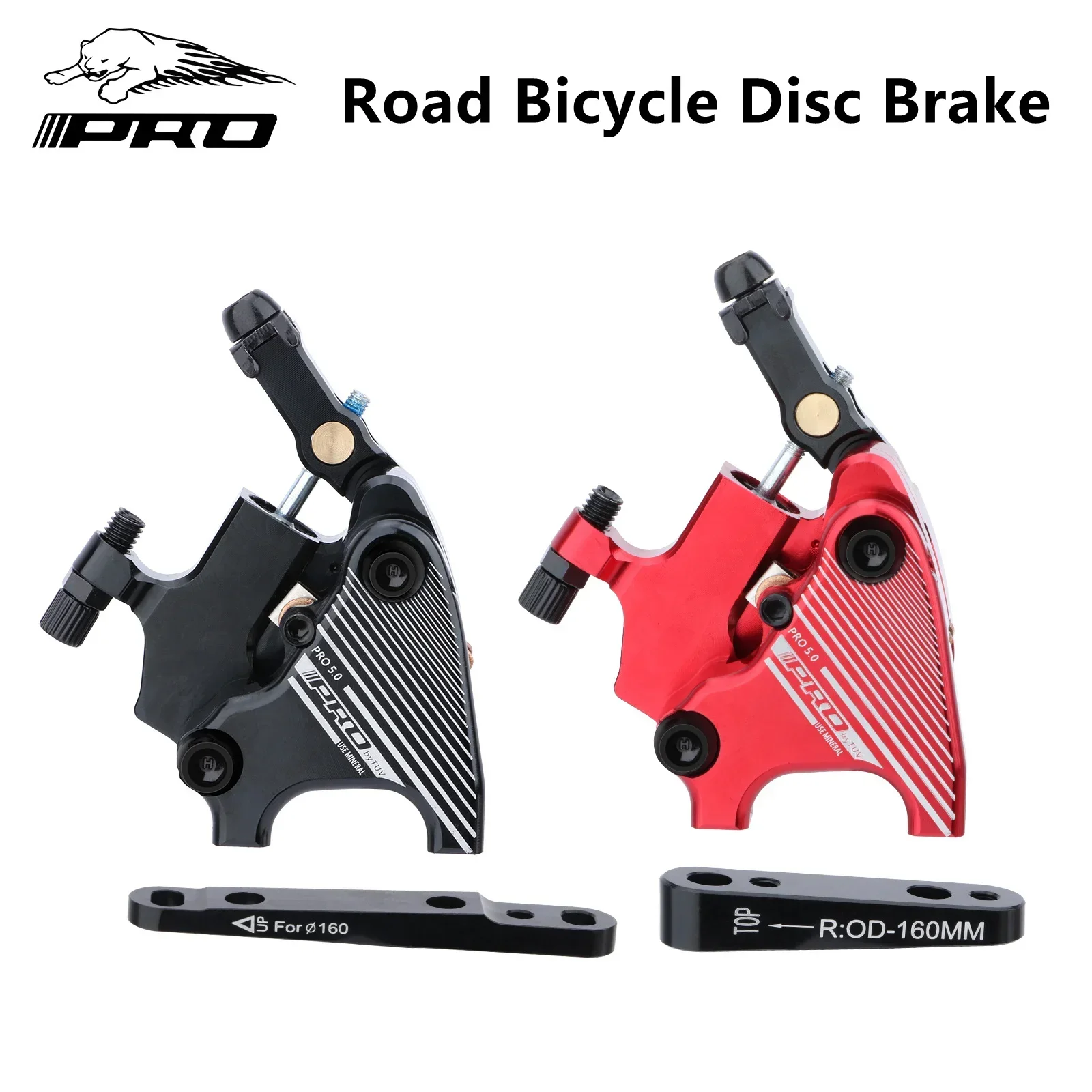 IIIPRO Road Bike Hydraulic Disc Brake Flat-mounted Road Clamp Bilateral Brake Compatible With 140/160 Disc Bicycle Accessories
IIIPRO Road Bike Hydraulic Disc Brake Flat-mounted Road Clamp Bilateral Brake Compatible With 140/160 Disc Bicycle Accessories