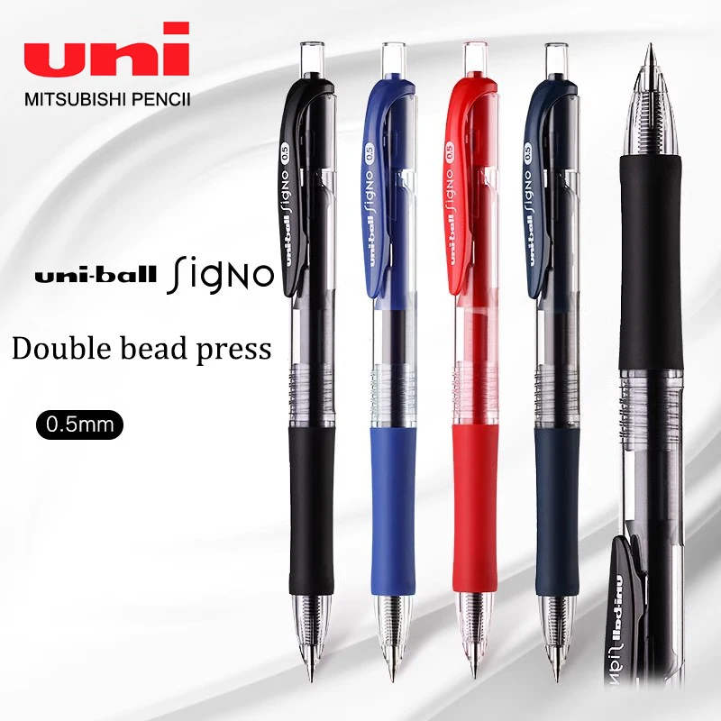

6pcs Japan UNI Gel Pen Set UMN-152 Large Capacity Quick Drying 0.5mm Bullet Black Pen School Supplies Office Stationery