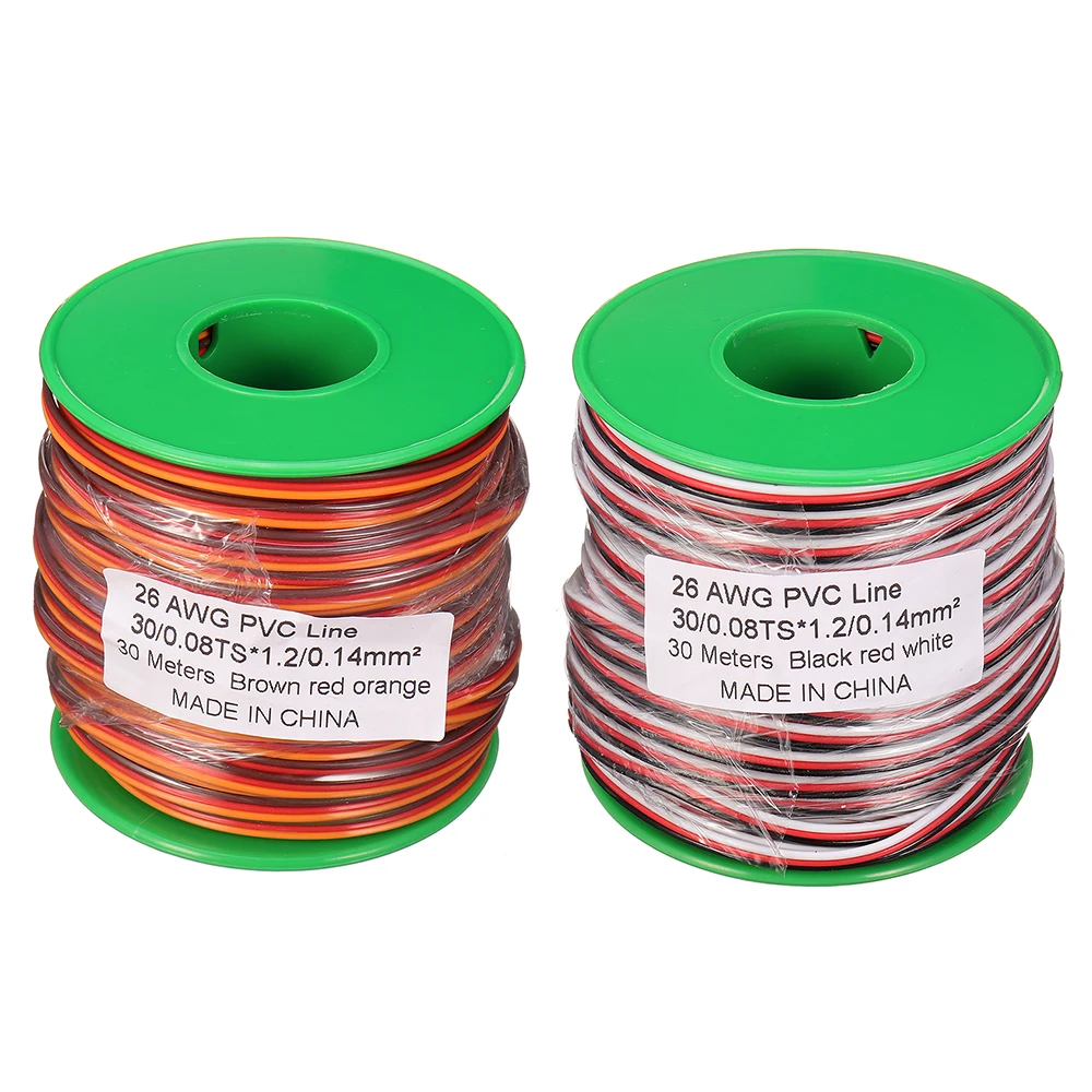 30 м 26AWG мягкий силиконовый сервокабель провод высокотемпературный Луженый фотоэлектрический
30 м 26AWG мягкий силиконовый сервокабель провод высокотемпературный Луженый фотоэлектрический
