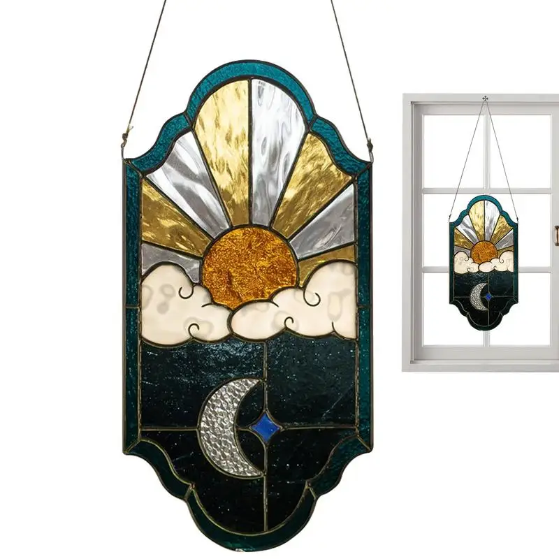 

Солнцезащитный декор в виде Луны, стеклянные солнцезащитные Ловцы, акриловые украшения для окон, Радужный производитель, солнцезащитные Ловцы, орнамент, декор для планшетов