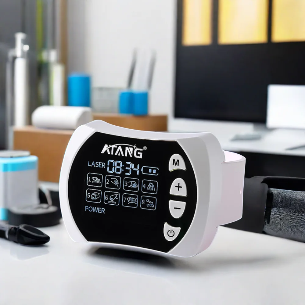 New 4-Color Smart Wrist Watch 650 nm Low-Level la ser Therapy for Medical Pain Relief Can Lower Pressure
New 4-Color Smart Wrist Watch 650 nm Low-Level la ser Therapy for Medical Pain Relief Can Lower Pressure