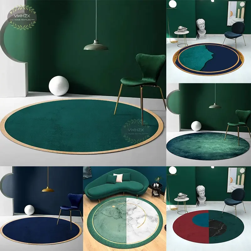 Nordic Simple Round Carpets Modern Living Room Sofa Coffee Tables Rug Light Luxury Style Bedroom Carpet Study Balcony Aisle Mat
Nordic Simple Round Carpets Modern Living Room Sofa Coffee Tables Rug Light Luxury Style Bedroom Carpet Study Balcony Aisle Mat