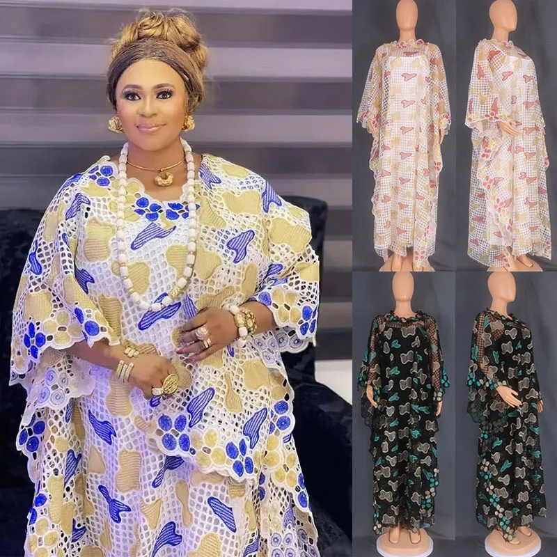 2023 New African Women Lace Maxi Dress Loose Moroccan Kaftan Eid Ramadan Muslim Abaya Africa Boubou Dashiki Clothing Robe Gown
2023 New African Women Lace Maxi Dress Loose Moroccan Kaftan Eid Ramadan Muslim Abaya Africa Boubou Dashiki Clothing Robe Gown