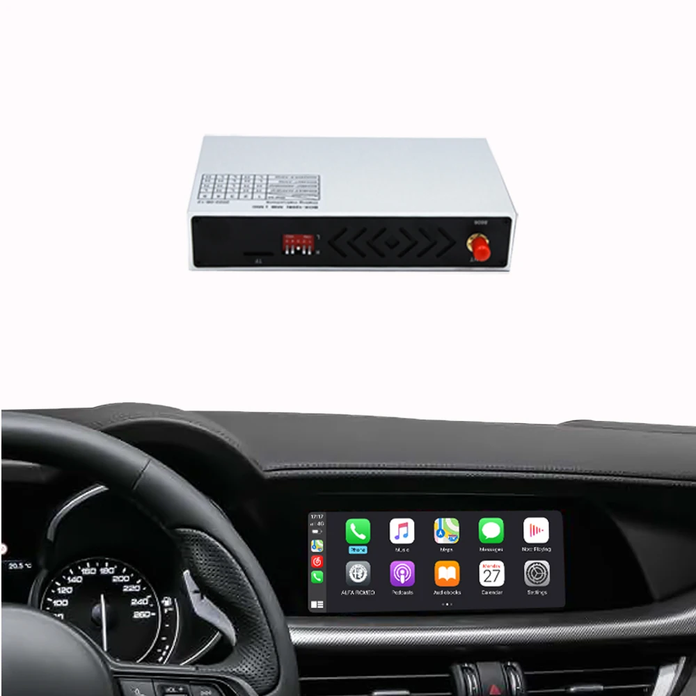 Беспроводной Apple CarPlay Android авто для Alfa Romeo Stelvio & Giulia/Giulietta Mirror Link AirPlay подключи и работай радио автомобиль
Беспроводной Apple CarPlay Android авто для Alfa Romeo Stelvio & Giulia/Giulietta Mirror Link AirPlay подключи и работай радио автомобиль